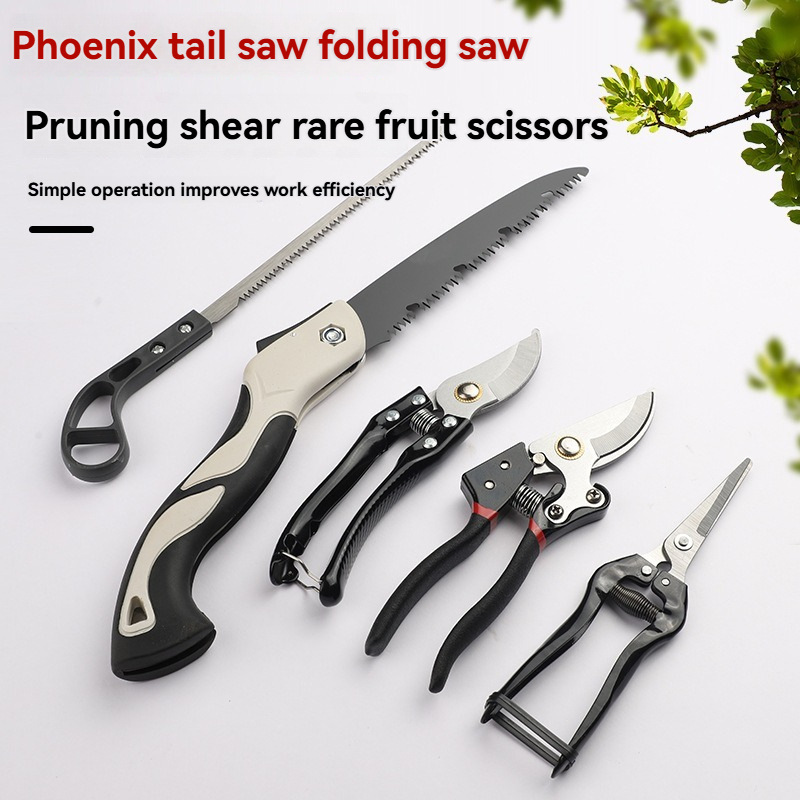 Gardening Tools Knife - مجموعة مقصات تقليم الحدائق مع منشار