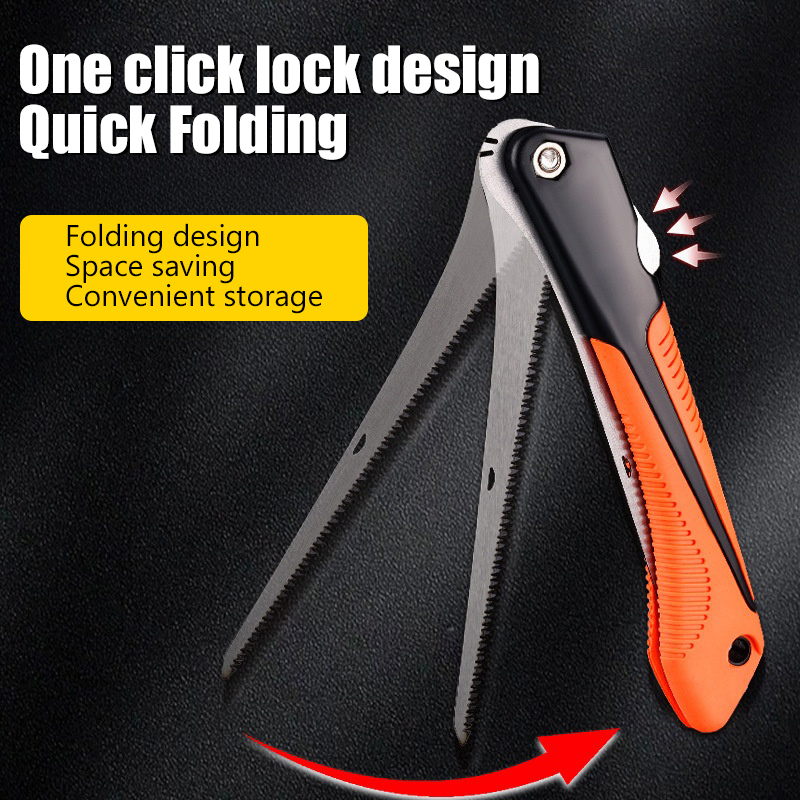 Gardening Tools Sharp - 1 قطعة منشار يدوي قابل للطي