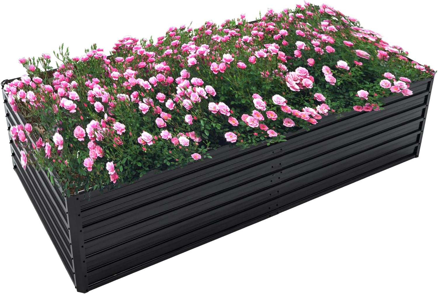Raised Bed Planter Box - حوض زراعة مرتفع مجلفن 8×4×2 قدم،