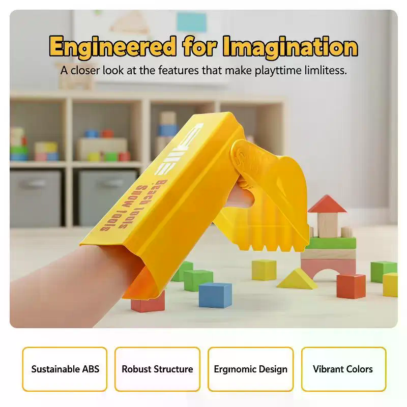 Gardening Tools Kids - مجرفة رمل وثلج احترافية باللون البرتقالي