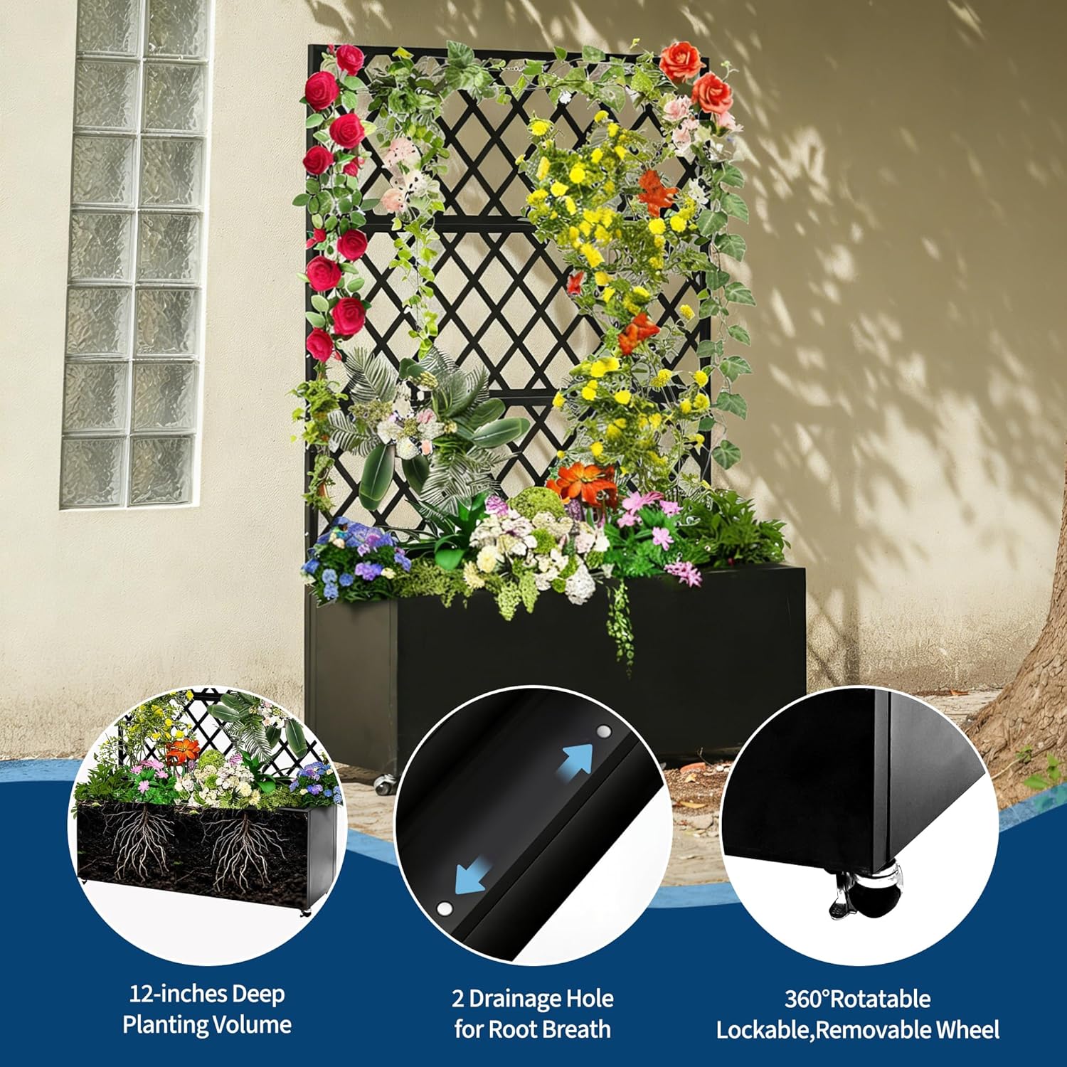 حوض زراعة مرتفع من الفولاذ الم - مراجعة Raised Bed Planter Box وسعره