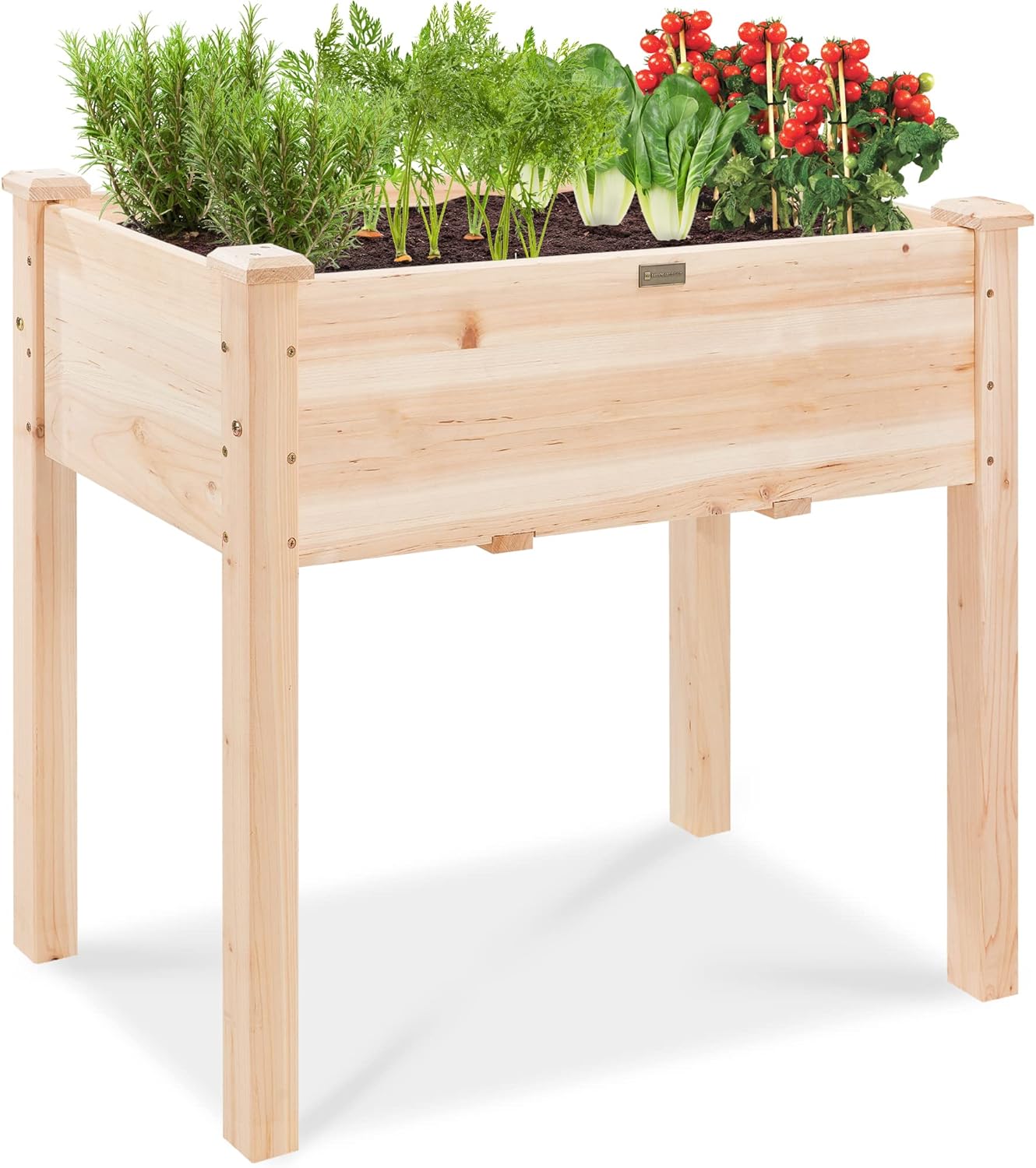 حوض زراعة مرتفع مقاس 34×18×30  - مراجعة Raised Bed Planter Box وسعره