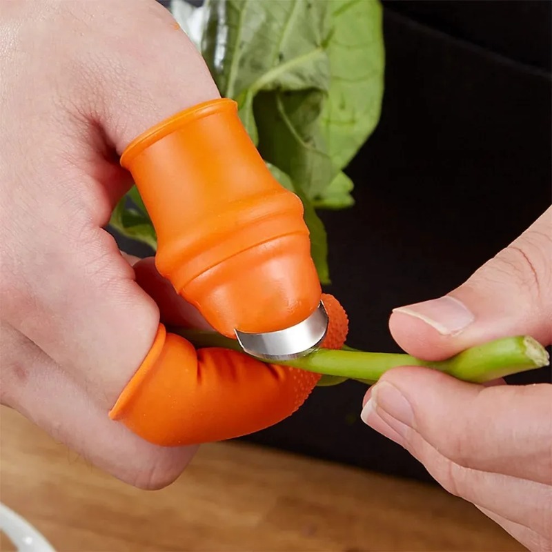 6 قطع واقي أصابع من السيليكون  - مراجعة Gardening Tools Knife وسعره