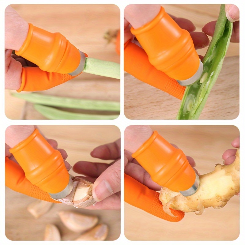 6 قطعة سكين الإبهام سيليكون لل - مراجعة Gardening Tools Knife وسعره
