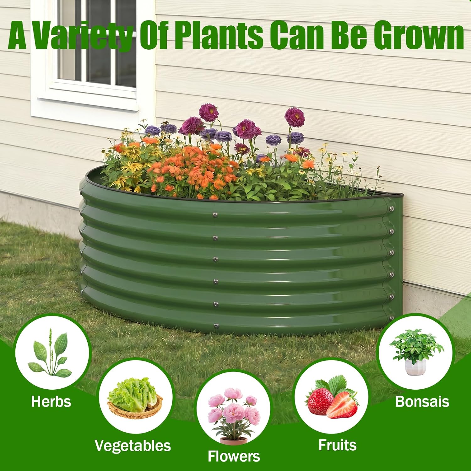 حوض زراعة مرتفع مجلفن للاستخدا - مراجعة Raised Bed Planter Box وسعره