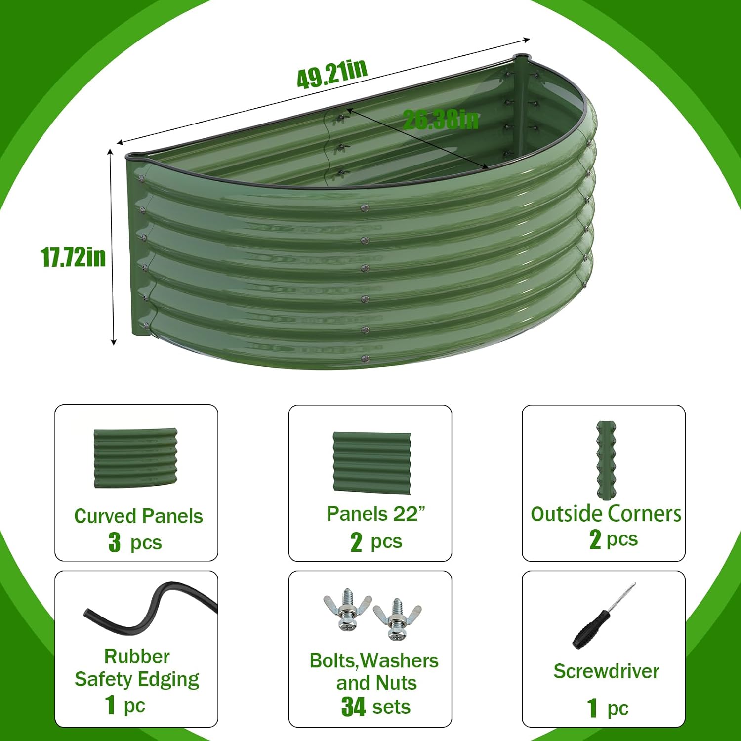 حوض زراعة مرتفع مجلفن للاستخدا - مراجعة Raised Bed Planter Box وسعره