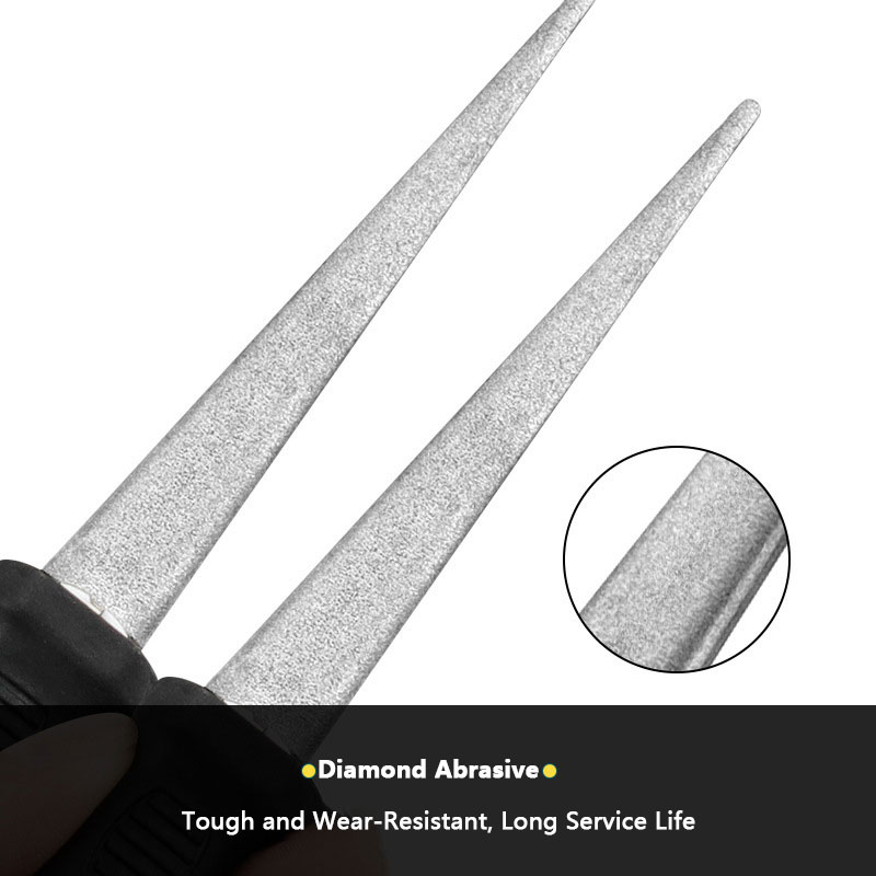 مبراة ماسية معدنية مزدوجة لشحذ - مراجعة Gardening Tools Knife وسعره