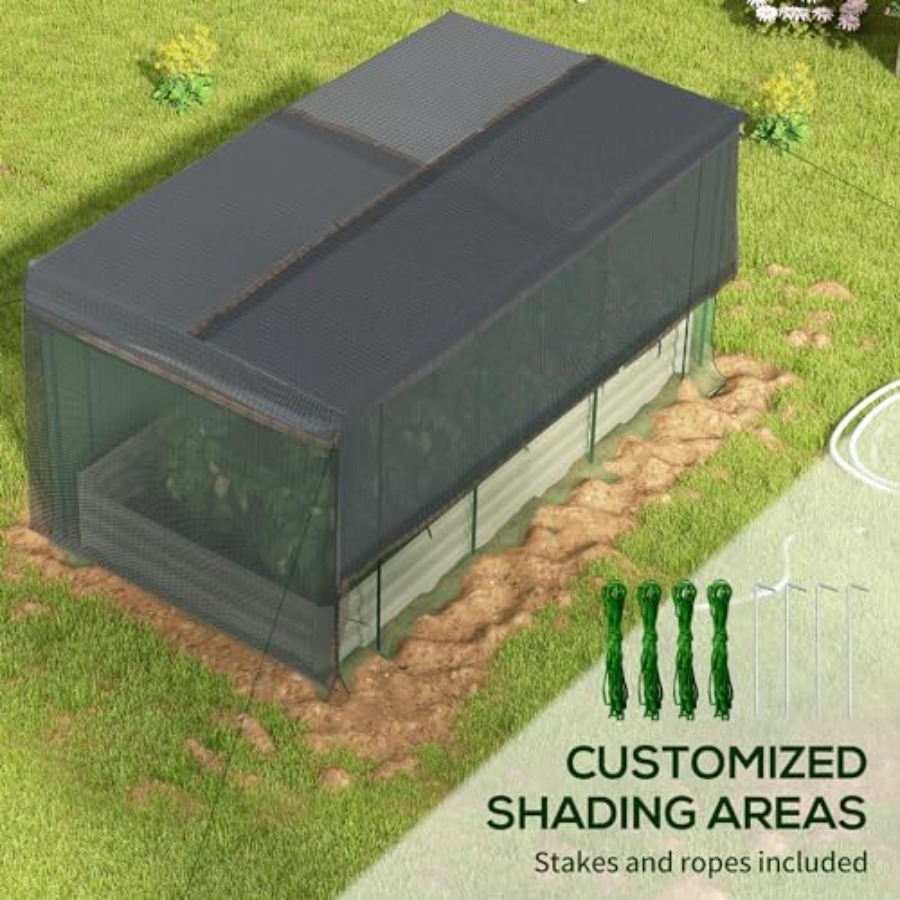 حوض زراعة معدني مجلفن مقاس 7.3 - مراجعة Raised Bed Planter Box وسعره