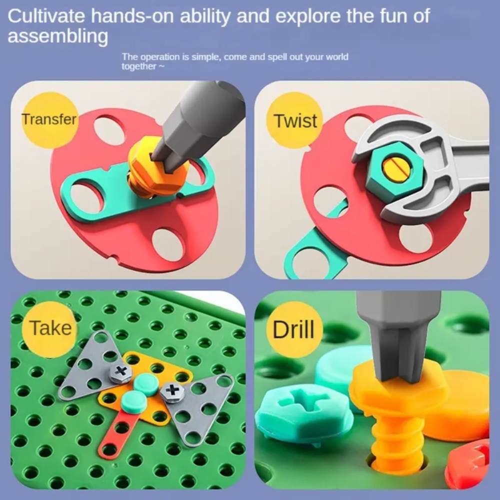 450 قطعة مجموعة مثقاب STEM للأ - مراجعة Gardening Tools Kids وسعره