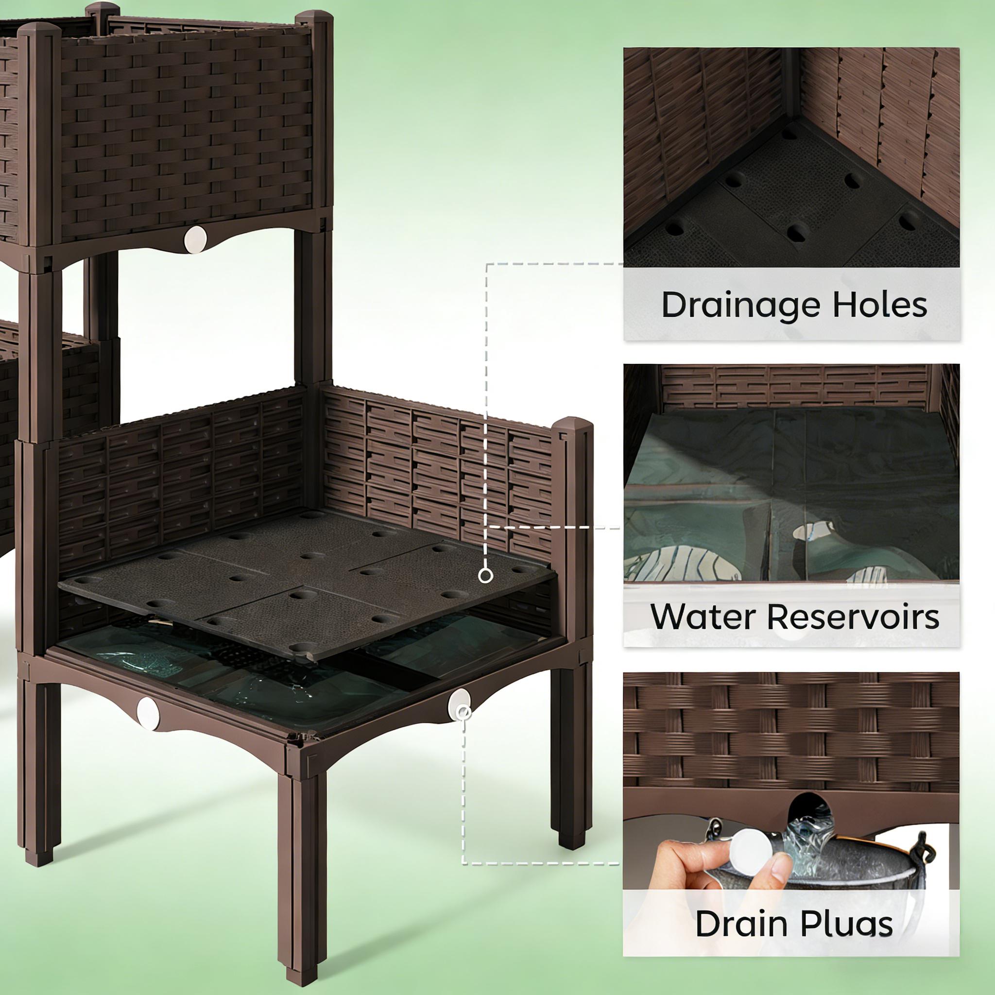 أحواض زراعة مرتفعة، أحواض زراع - مراجعة Raised Bed Planter Box وسعره