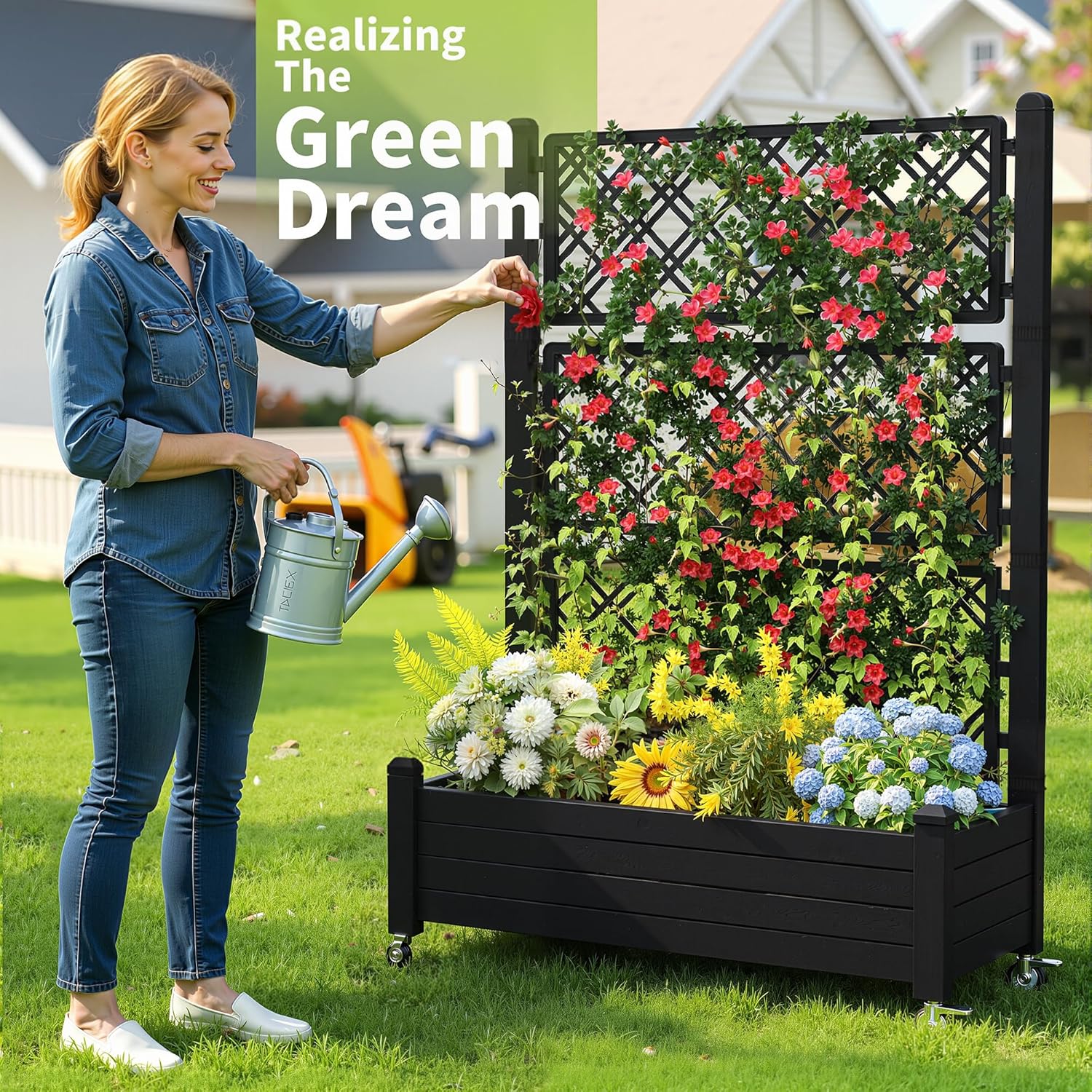 حوض زراعة مرتفع مع شبكة تهوية، - مراجعة Raised Bed Planter Box وسعره